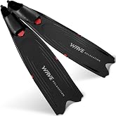 Full Pocket Long Blade Diving Fins for Freediving and Spearfishing Free Dive Fins, Designed and Made in Hong Kong