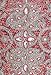 Linen Clubs Hand Made Beaded Table Runner - 13X36 Inch in Mini Paisley Design Teal Silver Gold, Skillfully Designed by Indian Artisans Home Decor Mat for All Occasions, Christmas/New Year Decor