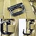 MOLLE Tactical Phone Pouch, Military Waist Holster Belt Clip Case for iPhone 16 Pro Max, 15, 14, 13 Samsung Galaxy S25 Ultra, S24, S23, Pixel 9, Rugged Phone Holster with D-Ring & Secure Buckle