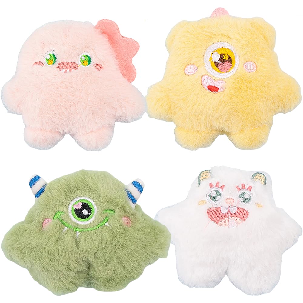 Speedy Panther 4Pcs Catnip Toys for Cats, Cat Chew Toy with Catnip, Cat Plush Toys for Indoor Cats Kittens Scratch Chewing Teething Grinding