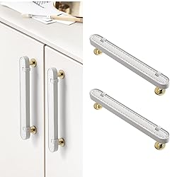CcHhyyt 2 Pack Leather Cabinet Handle Pulls