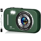 Digital Camera,4K 48MP Portable Camera with Anti Shake, 16X Zoom, Digital Camera for Teens with Beauty, 32GB Card, 21 Filters, Best for Kid Children Teen Student Girl Boy