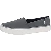 TOMS Womens Parker Casual Comfort Slip-On Sneakers Gray 5.5 Medium (B,M)