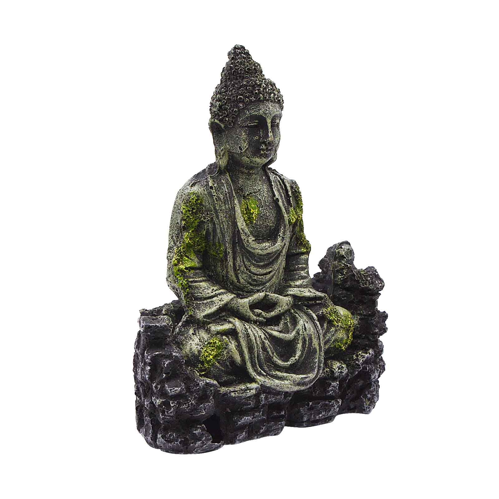 ANMOO Buddha Statue Aquarium Ornament Fish Tank Decorations Buddha Sculpture Aquarium Decoration for Fish Fish Tank Decor Handicraft