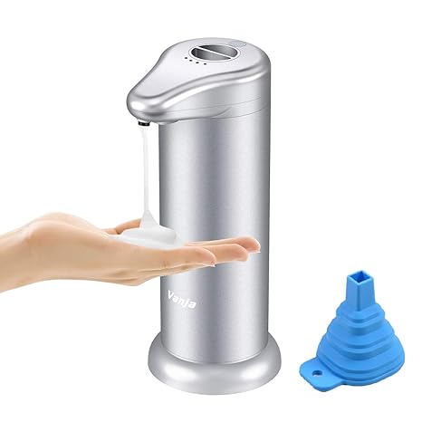 Amazon Vanja 自動泡ハンドソープディスペンサーは 出量調節可能な