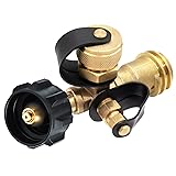 4 Port Propane Brass Tee Adapter Kit Propane Tank