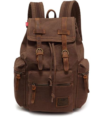 AUGUR High Capacity Canvas Vintage Backpack