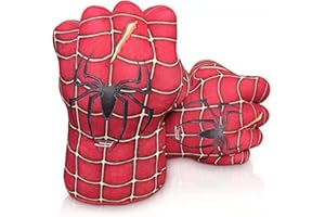 illuOKey Spider Hero Gloves for Kids, Spider Fists Hand Smash Gloves, Ideal for Cosplay, Halloween, Christmas, Birthday Gift