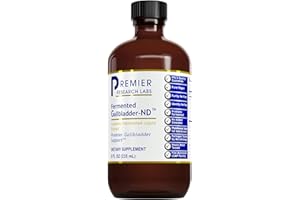 Premier Research Labs Fermented Gallbladder-ND - Gallbladder Cleanse, Milk Thistle and Artichoke Extract, Milk Thistle Liquid Drops, Tincture Supplement with Antioxidants, Turmeric - 8 Fl Oz Bottle