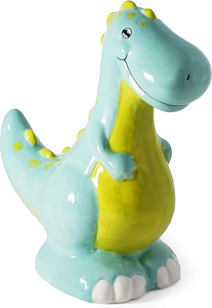 Amazon Hapinest セラミック恐竜貯金箱 男の子用 T Rex 貯金箱 おもちゃ