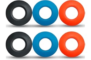 Lorsum 4Pcs Kayak Paddle Drip Rings, Rubber Canoe Paddle Drip Ring, Universal Fit Your Kayak Paddle Shaft, Paddle Accessories