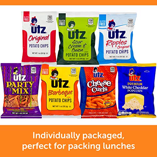 Utz Snack Variety Pack (Pack of 42) Individual Snacks, Includes Potato
