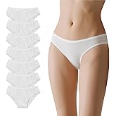 EasyPieces 100% Cotton Disposable Underwear for Women -Sterilized, for Travel, Gym, and Outdoor Adventures