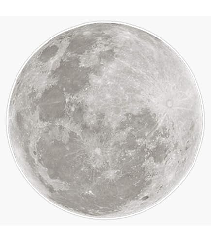 Amazon.com - Moon + Sparkle Emoji Combo Bumper Sticker Vinyl Decal 5