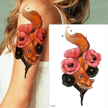 Tzxdbh 3pcs Bras Complet Bras De Tatouage Temporaire Ange