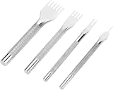 Cikonielf Leather Prong Chisel Set Stainless Steel 1 2 4 6 Prong Hole Punch view 7