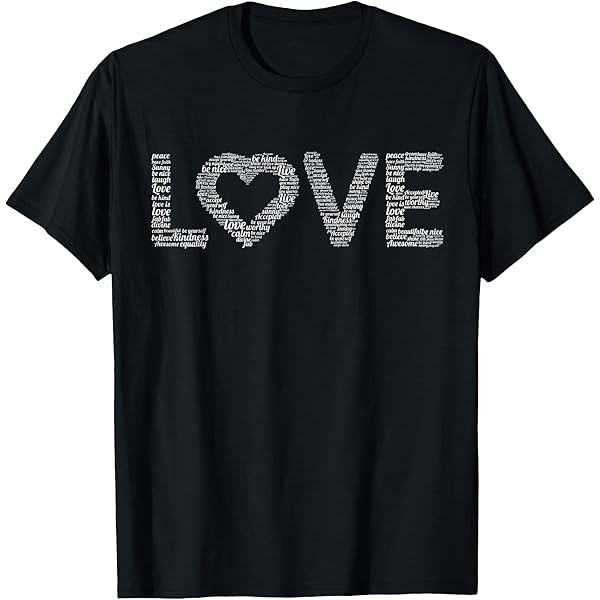 Amazon.com: LOVE T-Shirt : Clothing, Shoes & Jewelry