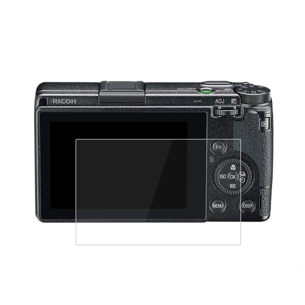 kinokoo Ricoh GR III/ GR3X Screen Protector, 0.25mm 9H Hardness Tempered Glass Film Compatible for Ricoh GR III /GR3 / GR3X Digital Camera Bubble-Free/Anti-Scratch(2 Pack)