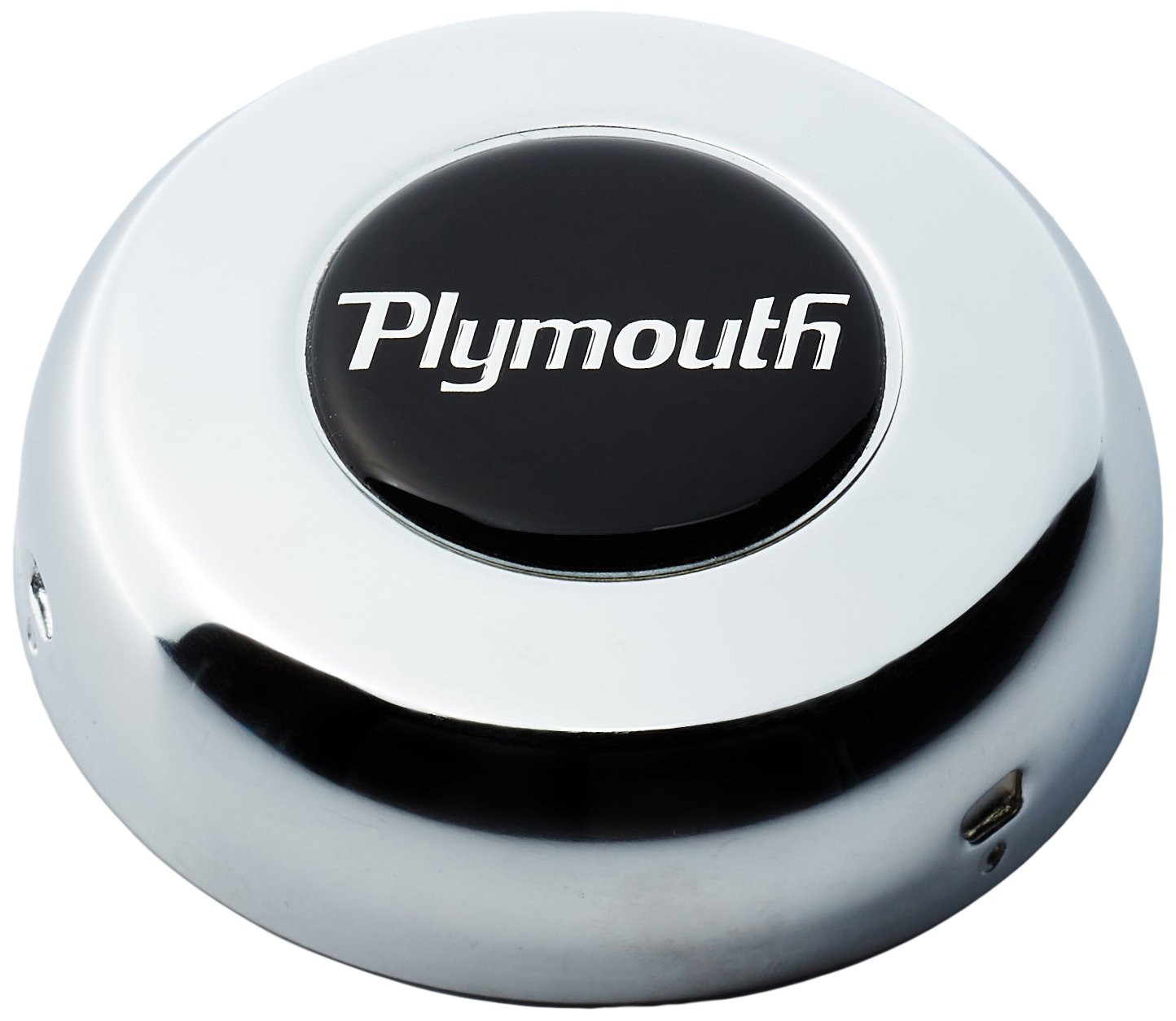 Photo 1 of Grant 5694 Mopar Licensed Plymouth Chrome Horn Button for Classic and Challenger Steering Wheels