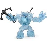 schleich Eldrador Creatures - 2 PC Ice Giant and Weapons Fantasy Toy - Movable Monster Figurine with Battle Anchor and Sword - Durable Ice Beast Collectible Play Figure for Kids 7 + | 70146