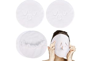 HEQU Face Steaming Towel, 4 Pack Reusable Face Towel Cold Hot Compress Facial Steamer Moisturizing Beauty Skin Care Spa Towels for Women Girls Skin Face Care Beauty Salons