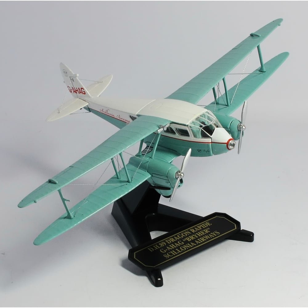 herpa 8172DR012 DH Dragon Rapide G-AHAG Scillonia Airways, Vehicle
