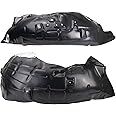 TRQ Front Inner Fender Liner Set Compatible with 2021-2022 Ford F-150 FO1248212 FO1249212