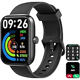 Smart Watch for Men Women with Bluetooth Call, Alexa Built-in, Heart Rate & Sleep Monitor, 1.83" DIY Dial Fitness Watch with 