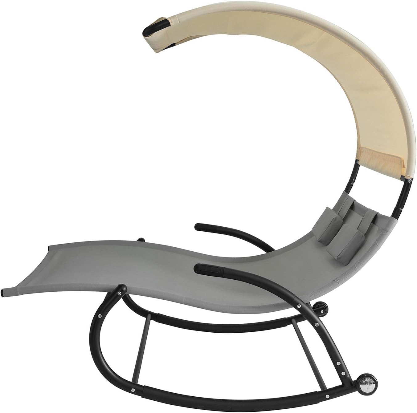 Sobuy Ogs50 Hg Schaukelliege Fur 2 Personen Sonnenliege Mit Sonnendach Doppelliege Sobuy Shop