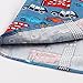 Dressever Women's Vintage A-line Printed Pleated Flared Midi Skirts Cars Medium
