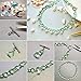 PandaHall Elite About 14400 Pcs 11/0 Transparent Glass Bugle Seed Beads 8 Colors Tube Space Bead Diameter 2.2mm for Jewelry Making
