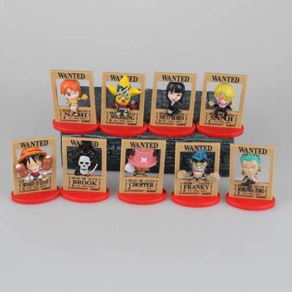 Amazon Co Jp Hulyeing すべての麦わら海賊団のメンバーは 円形9pcs 設定ルフィ ゾロサンジナミロビンウソップチョッパーブルックフランキーマンガ アニメワンピースpvcアクションフィギュアモデルのおもちゃのギフトを募集します P O P ホビー