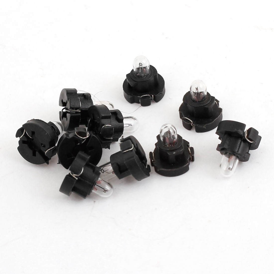 Photo 1 of uxcell 10 Pcs Yellow T3 Auto 1 Bulb Dashboard Indicator Side Light internal