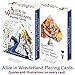 Alice In Wonderland Playing Cards - Blue Back Deck