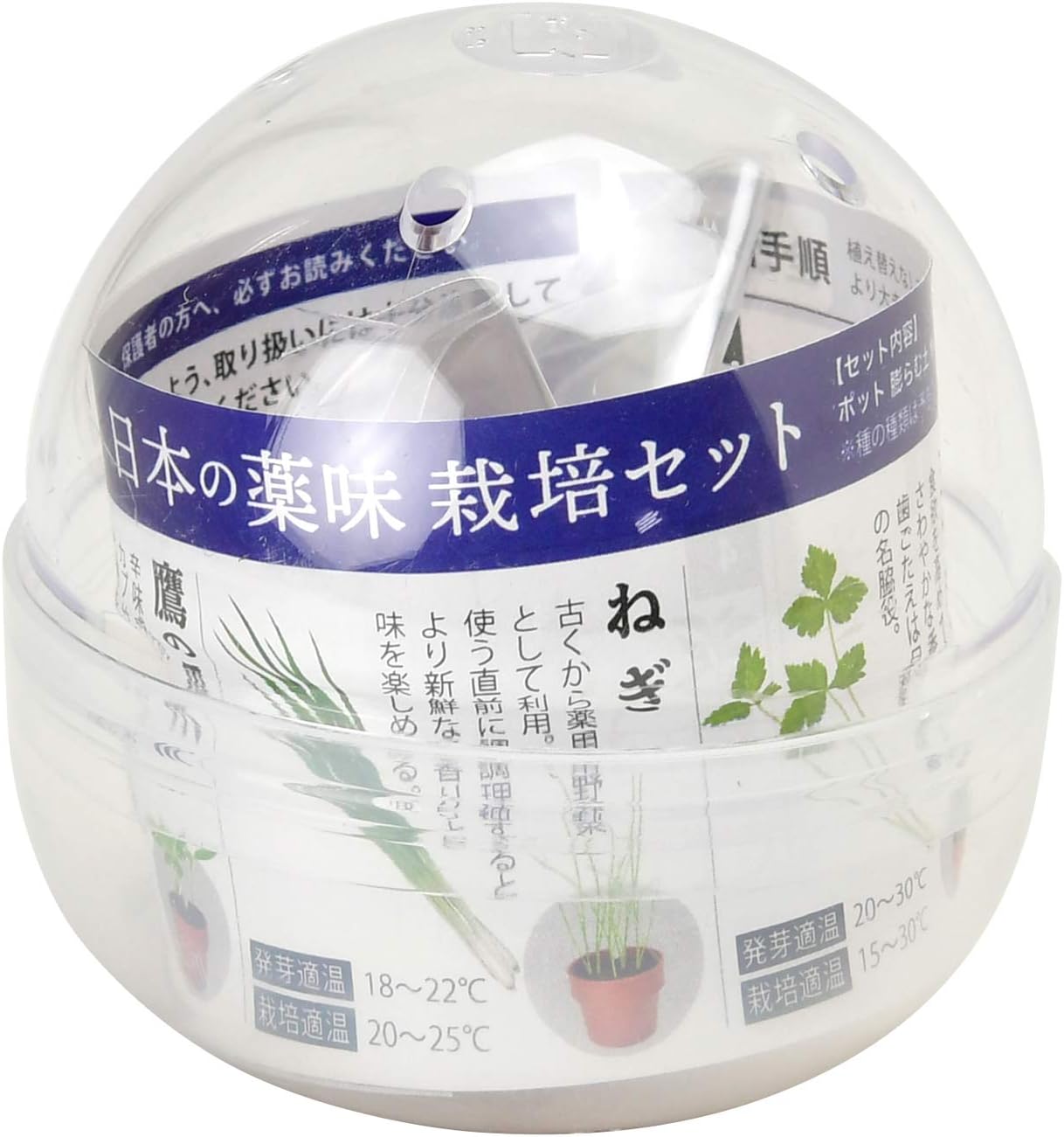 Amazon Co Jp 聖新陶芸 育てるカプセル 薬味栽培セット 24個入 Gd 926 ホーム キッチン