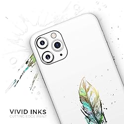 Design Skinz Splatter Watercolor Feather