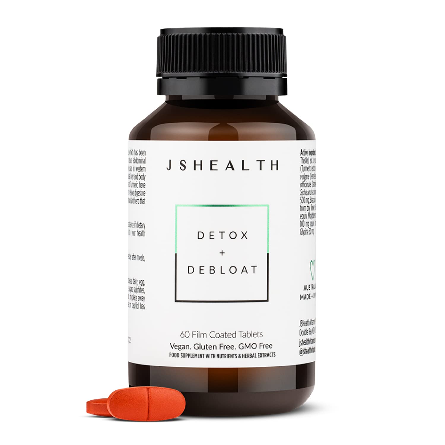 JSHealth Vitamins Detox and Debloat Liver Health Formula Liver Detox
