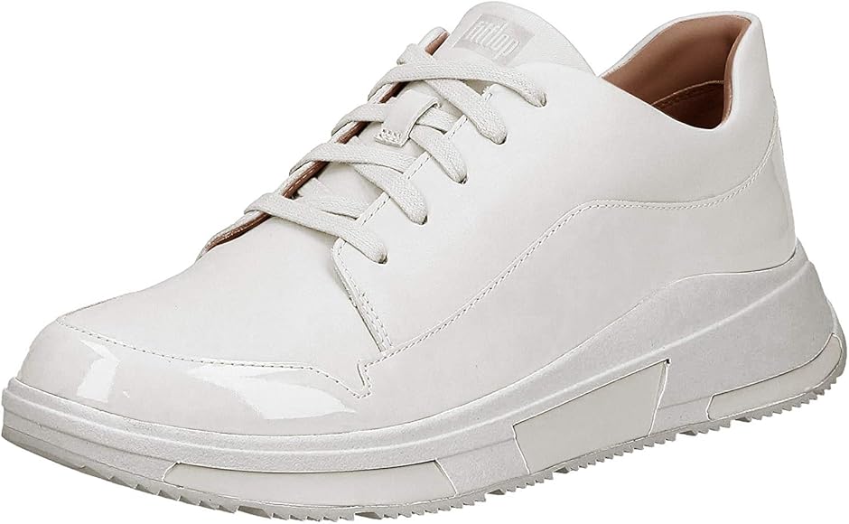 fitflop white leather sneakers