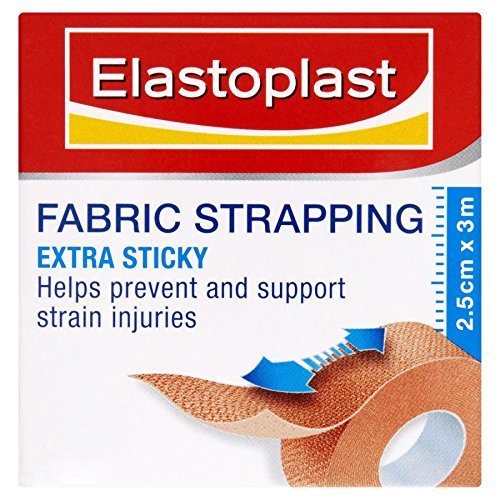 5 x Elastoplast Fabric Strapping 2.5cm x 3m