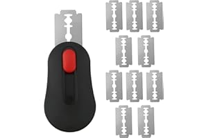 Bread Lame Dough Scoring Tool, Extractable & Magnetic Professional Sourdough Scoring Tool with 10 Razor Blades Stainless Stee