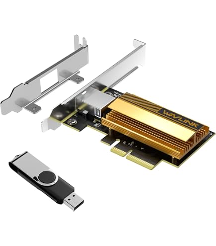Amazon.com: 10Gb PCIe x8/x16 Converged Ethernet Network Card, Dual