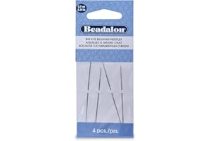 Beadalon Big Eye Needles 2.25-Inch 4 Pieces