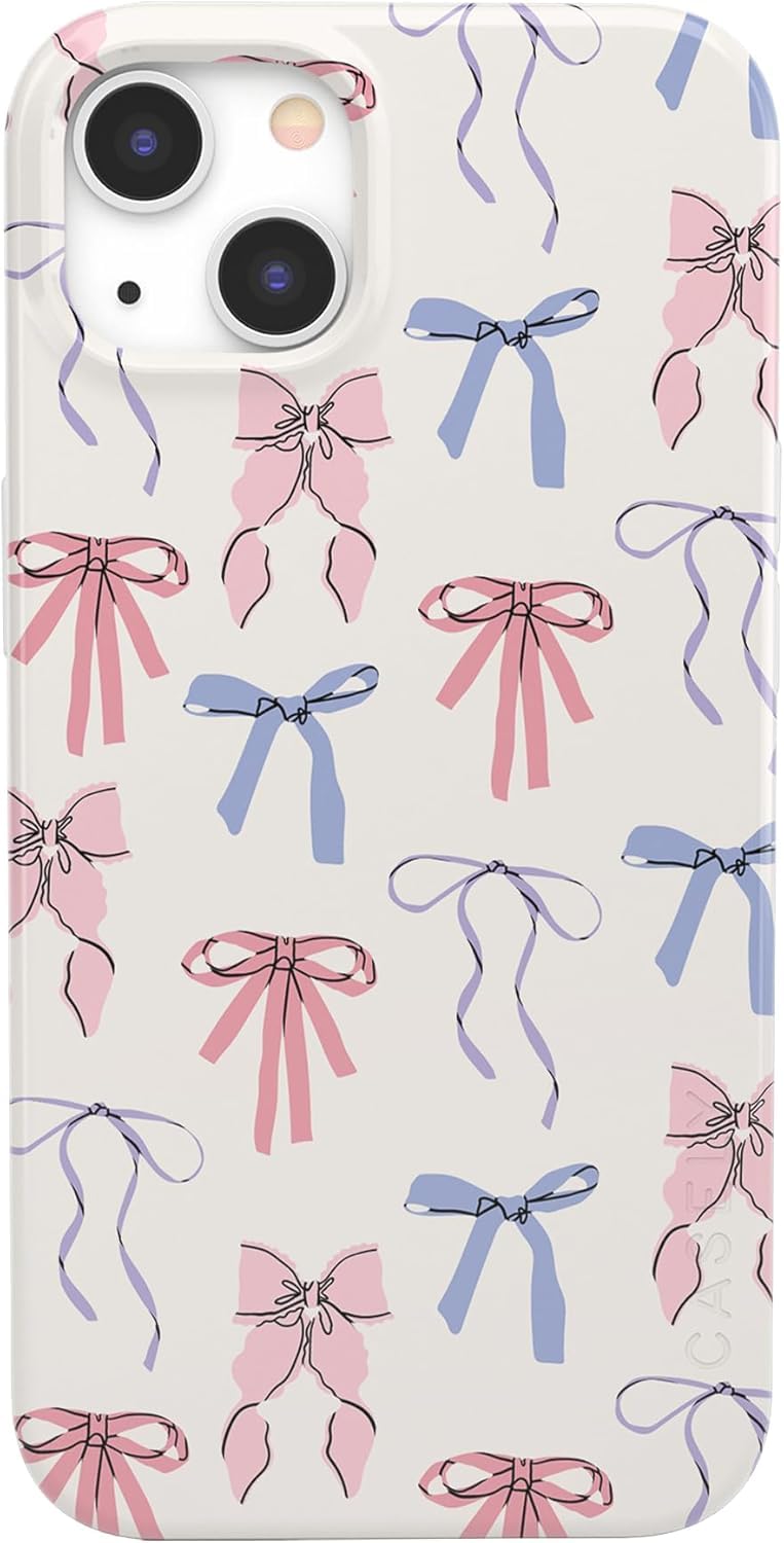Casely iPhone 13 Case | Coquette Girlie | Pastel Bows | Compatible with MagSafe | Classic Ultra-Light Case Design Image