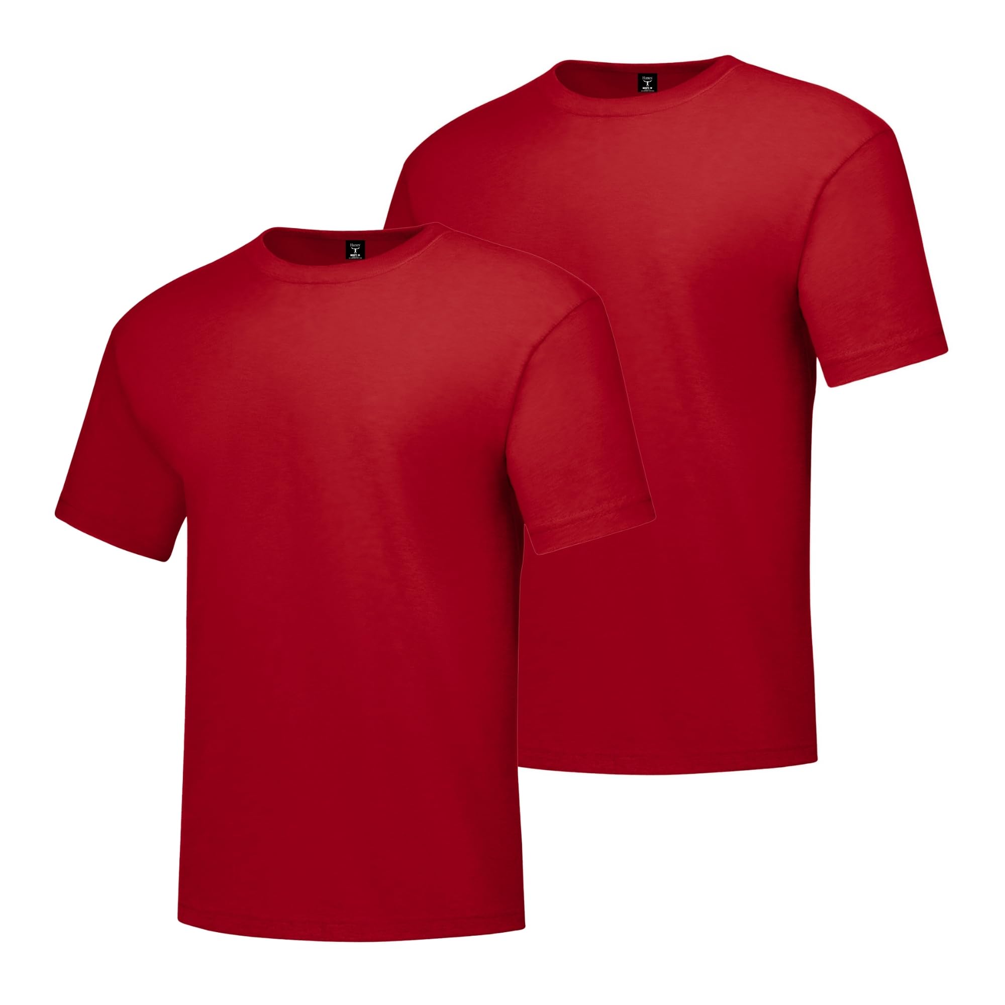 Hanes Size Men's Beefy Short Sleeve Tee Value Pack