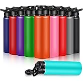 Mimorou 25oz Reusable Aluminum Water Bottles Bulk Multicolor Outdoor Sports Water Bottles for Travel, Gym, Hiking, Cycling, Camping, Fishing, Snap Lid