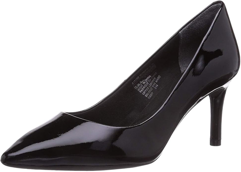 Rockport Tm75mmpth Plain Pump Court Shoes Women Black 7.5 Court Shoes Shoes Pumps