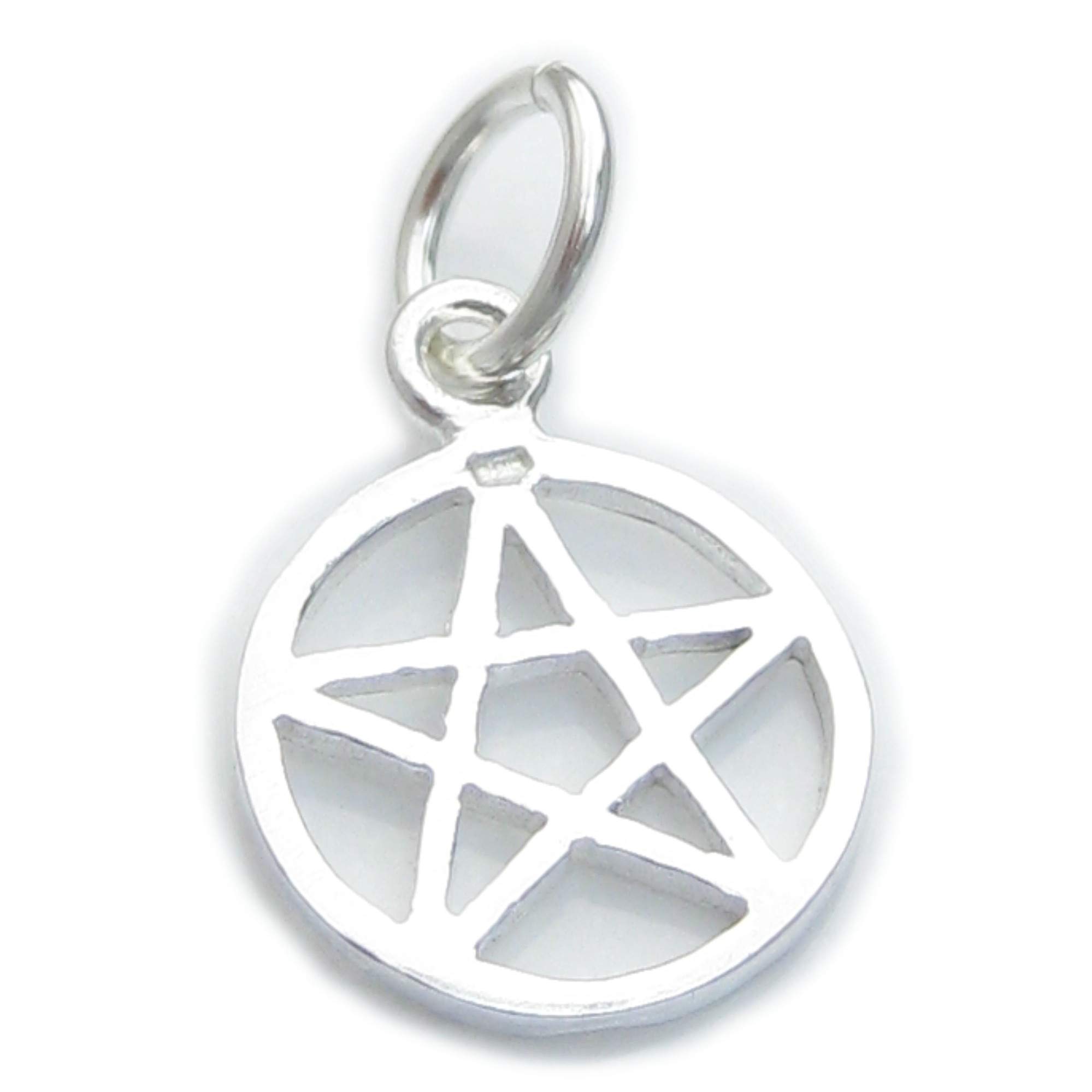Maldon Jewellery Pentagram small sterling silver charm .925 x 1 Pentagrams charms