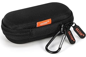 GLCON Ultra-Hard Heart Monitor Case for Kardiamobile EKG Monitor 6L, 1L - Small Travel Case for AliveCor Kardia Mobile 6-Lead, 1-Lead, 6L Max Personal EKG Monitor - Shockproof Storage Carrying Pouch Bag
