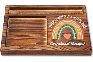 LLXXEYOPQDXZ Occupational Therapist Sticky Note Holder, Occupational Therapist Appreciation Gifts, Thank You Gifts for Occupational Therapist, OT Office Decor Self-Stick Note Pad Holders YB379