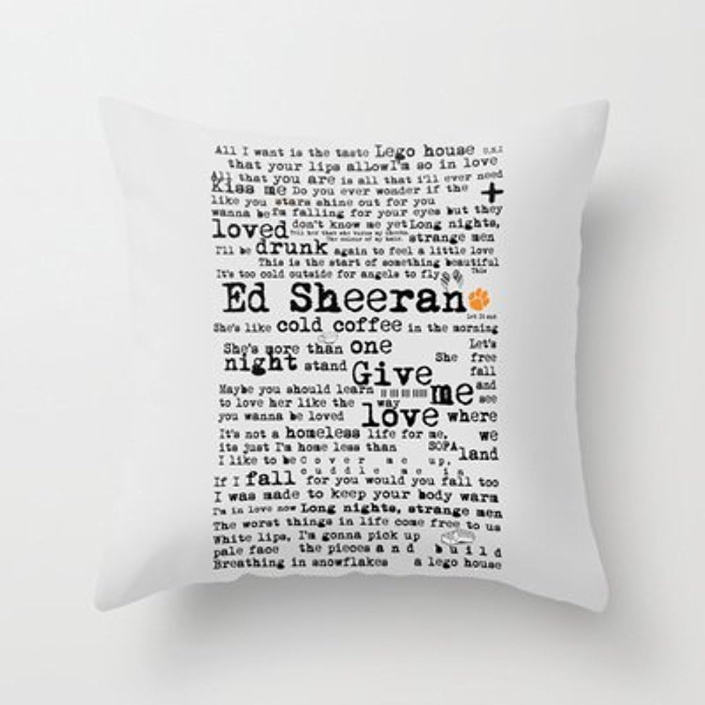 My Honey PillowMy Honey Pillow Ed Sheeran + Throw Pillow By Adelfor Your Home